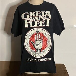 Greta Van Fleet Live In Concert Graphic Tshirt Large